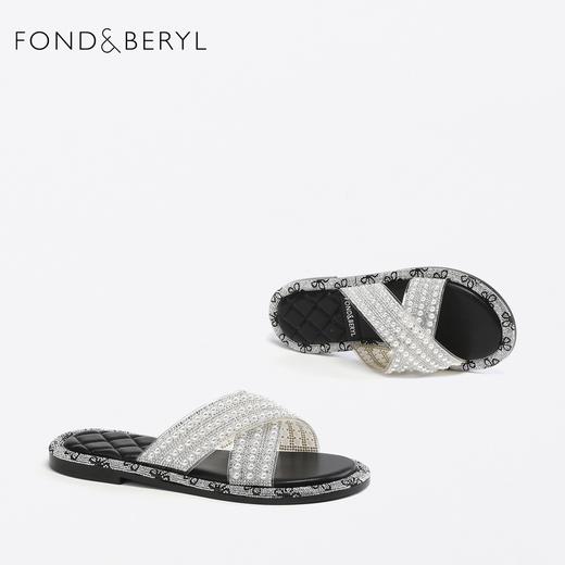 星期六珍珠闪钻平底凉拖FB32110633 商品图5