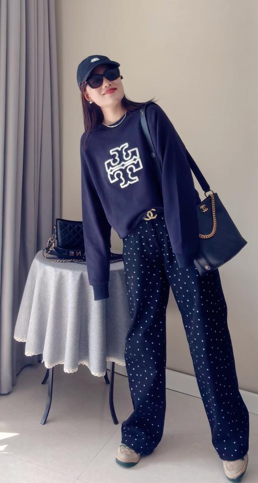 贸易订单捡漏卫衣 原单简洁圆领白搭卫衣 商品图3