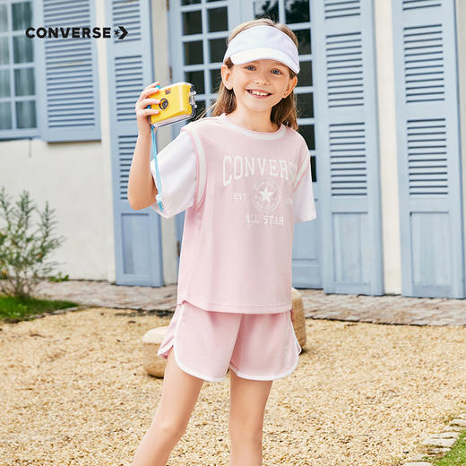 CONVERSE 夏 大童小童 短袖套装 CNVG-KS-D951 商品图1