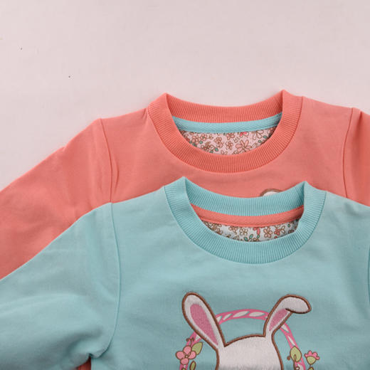 棉果果春秋款女童圆领卫衣M122180218109 商品图4