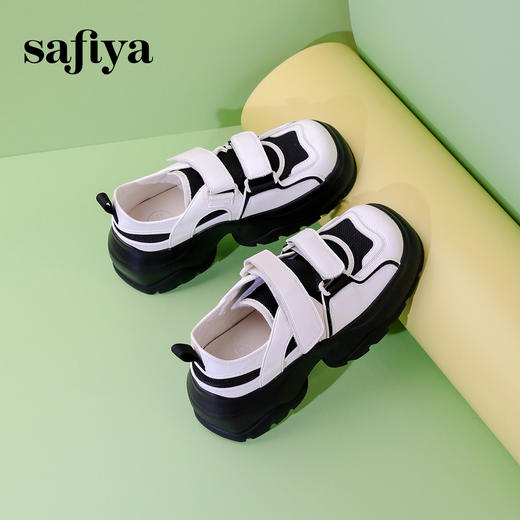 超值精选 | Safiya/索菲娅2024春夏透气软底百搭魔术贴凉鞋SF33912271 商品图1