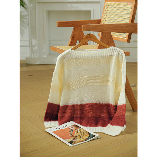 欧芮儿长袖慵懒风毛衣女套头新品宽松显瘦韩版网红上衣 商品图1