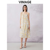 VIMAGE纬漫纪夏款新款时尚个性宽松舒适吊带印花连衣裙女V2107717 商品缩略图1