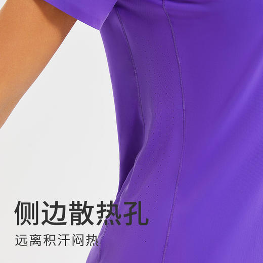 科里芙夏季薄款休闲舒适宽松跑步训练透气后logo圆领短袖 商品图1