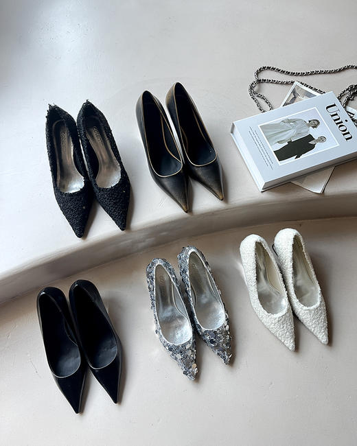 现货 THS 3.16-限时 小众款 Cotemp尖头单鞋 华丽灵动高跟单鞋 5色  BZ1161 商品图4