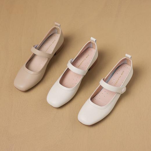 ZHR则则浅口单鞋女2024新款英伦小皮鞋优雅简约百搭粗跟女鞋玛丽珍鞋 商品图8