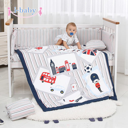 【有问题下架】ibaby×outlast太空科技恒温天赐宝贝宽大童床进口童床婴儿床实木宽大童床欧式多功能婴儿床 商品图3