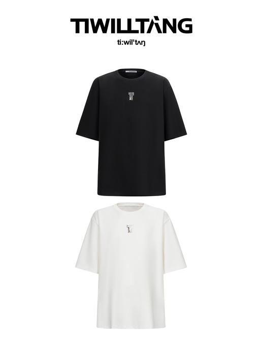 TIWILLTANG启世录“核烬裂逸”2.0臻智裂变体金属标出口品质T恤夏 商品图3