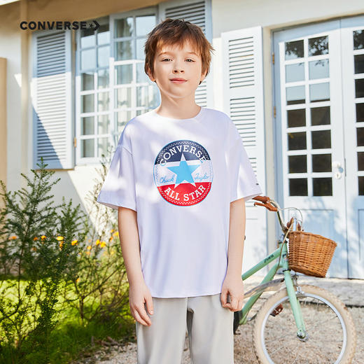 CONVERSE 夏 大童小童 短袖T恤 CNVN-TE-D928 商品图1