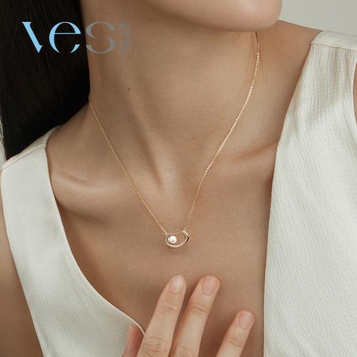 水滴豆豆珍珠银925套链 商品图3