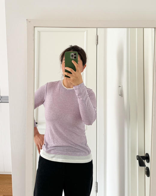 miu风假两件T-天丝羊毛简约打底衫 自由推荐！【包邮+三天无理由退huan】 商品图10