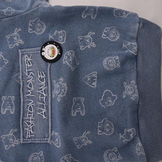 棉果果春秋季男童圆领卫衣M312180218483 商品图2