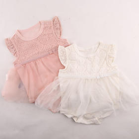 棉果果夏女童 公主裙三角连体衣连身衣哈衣M222711219331