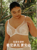 HSIA遐大胸显小全罩杯文胸倾城之恋蕾丝胸罩大码夏季薄款内衣女【升级版2种】 商品缩略图3