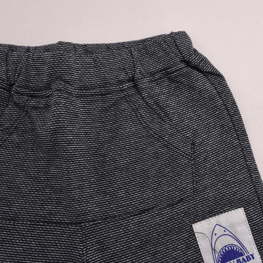 棉果果夏季男童色织条中裤短裤M212203419304 商品图3