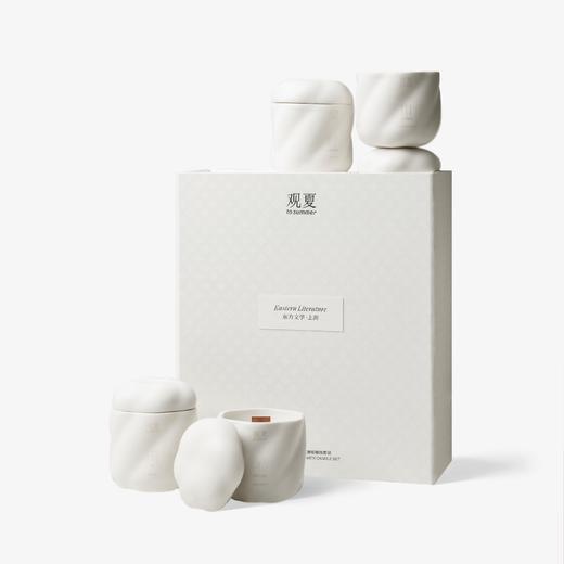 东方文学·上海 | 陶瓷精油木芯馥郁蜡烛套装 商品图4