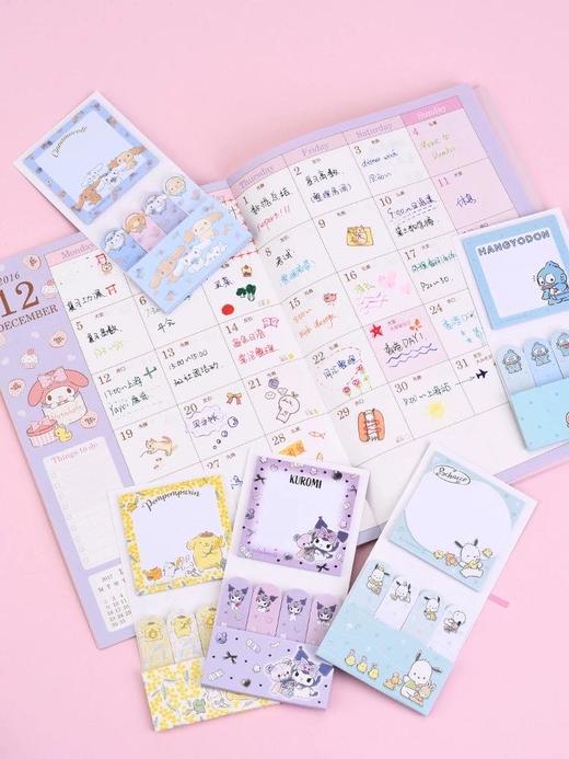 日本三丽鸥Sanrio限定款卡通便签纸索引贴 商品图1