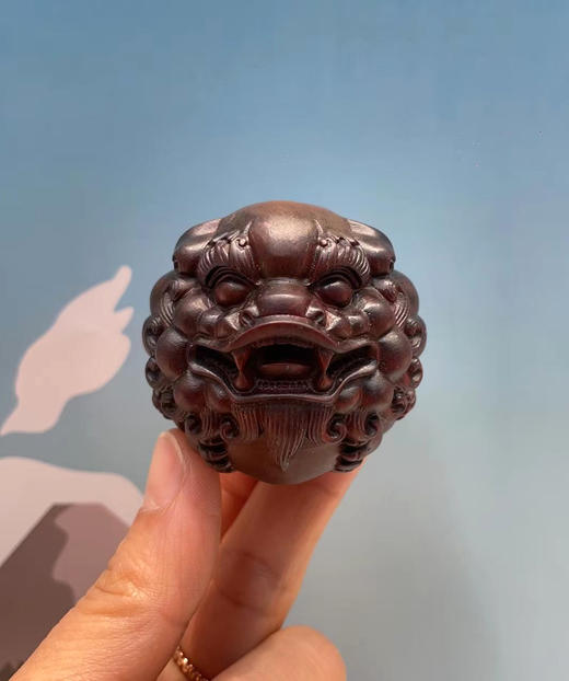 貔貅保健球°黄杨木做旧 商品图2