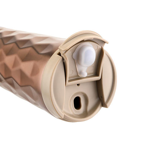 星巴克 杯子双层保护幻彩古铜色翻盖保温杯11149162 容里355mL 商品图4