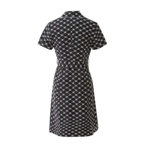 EITIE爱特爱夏季新款气质翻领复古修身外套两穿（连衣裙）7704405 商品图6