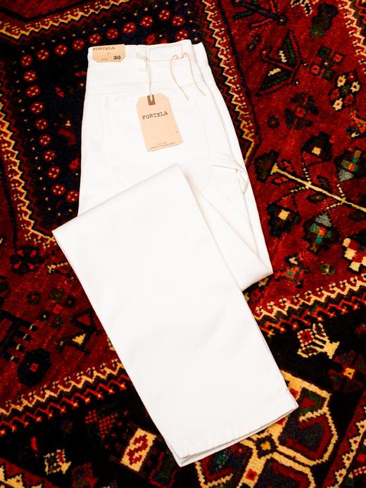 Fortela WH1 白色工装裤 商品图1