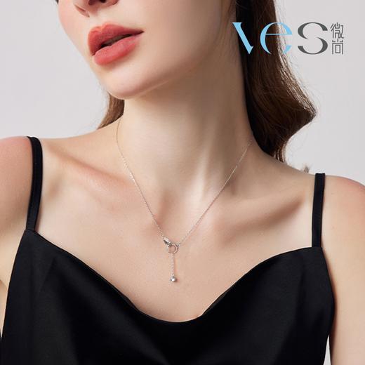 莫桑钻双环流苏银925套链 商品图1