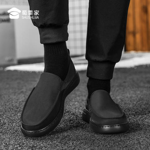 【透气吸湿软底三防冰丝布鞋】三防冰丝布运动布鞋快速穿脱休闲低帮鞋XB404 商品图7