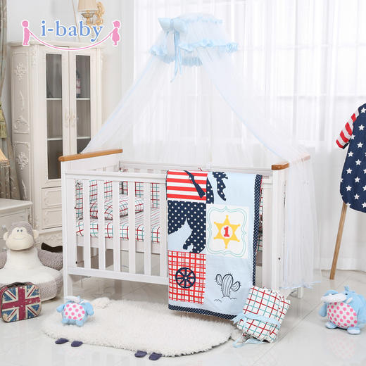 【有问题下架】ibaby×outlast太空科技恒温天赐宝贝宽大童床进口童床婴儿床实木宽大童床欧式多功能婴儿床 商品图2