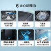 TCL 10公斤直驱彩屏全自动变频波轮洗衣机 免污小蓝扣 玻璃大视窗 飞瀑洗 wifi智控B100P7-DMP极地蓝 商品缩略图1