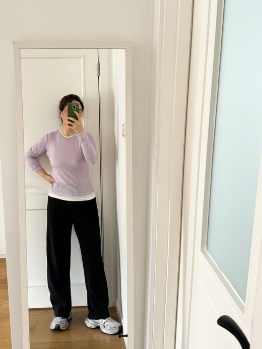 miu风假两件T-天丝羊毛简约打底衫 自由推荐！【包邮+三天无理由退huan】 商品图8