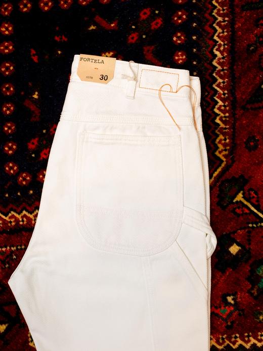 Fortela WH1 白色工装裤 商品图2