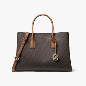 1楼MK MICHAEL KORS RUTHIE 大号老花手提包