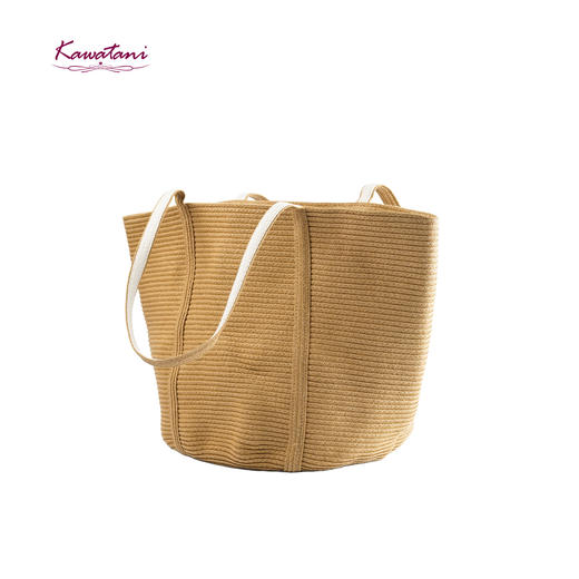 【KAWATANI】潮流单肩编织托特包 商品图1