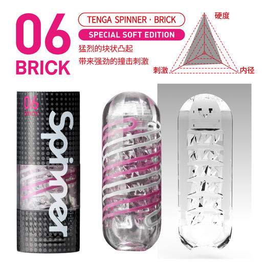 TENGA Spinner飞机杯 日本进口螺旋吮吸式手动自慰杯男用成人情趣用品 商品图3