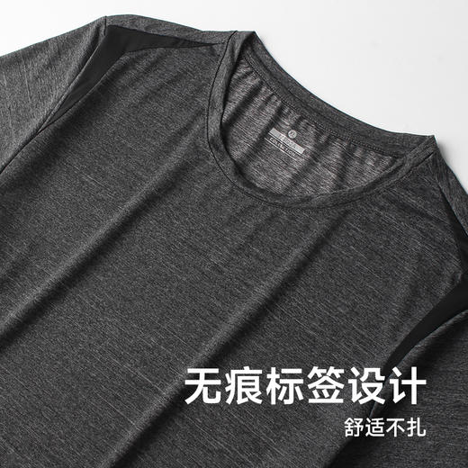 【Q】【冰丝速干】【新款DSF】大依优型大码男装夏季套装运动休闲加肥加大短袖短裤大号T恤套装夏装 商品图2