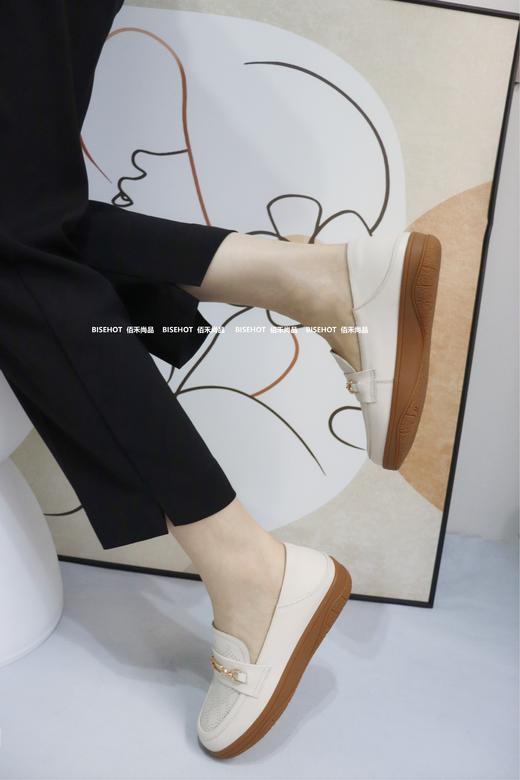 新品牛津底舒适走路轻松牛皮浅口休闲单鞋963B41013（W） 商品图6