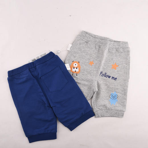 棉果果夏季男宝 男童小毛圈七分裤M212201219285 商品图0
