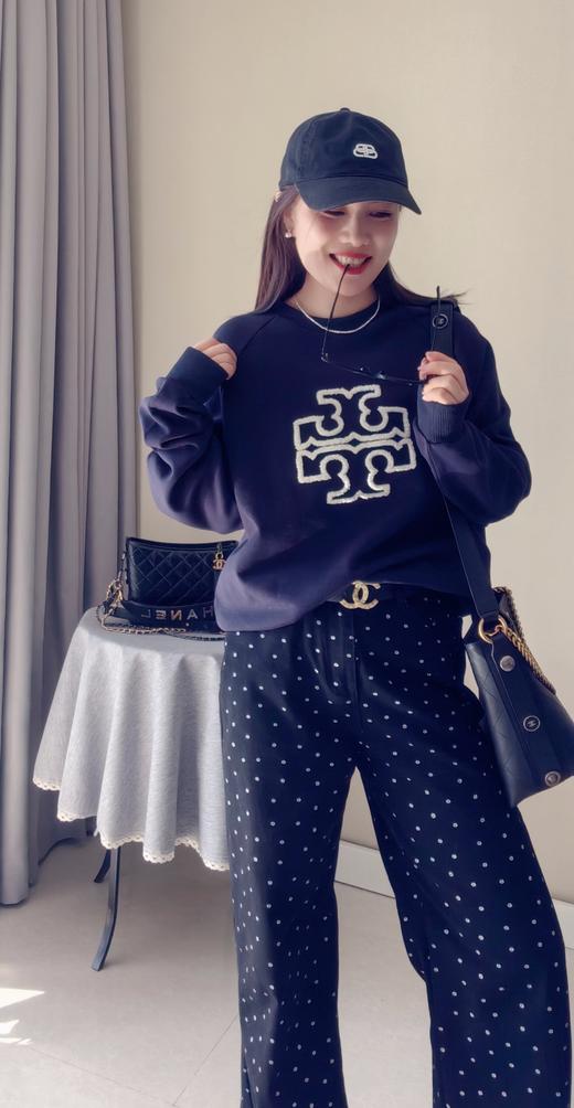 贸易订单捡漏卫衣 原单简洁圆领白搭卫衣 商品图2