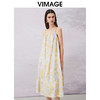 VIMAGE纬漫纪夏款新款时尚个性宽松舒适吊带印花连衣裙女V2107717 商品缩略图3