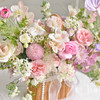 《莹灵盎然》春日感森系粉色系手提花篮 商品缩略图11