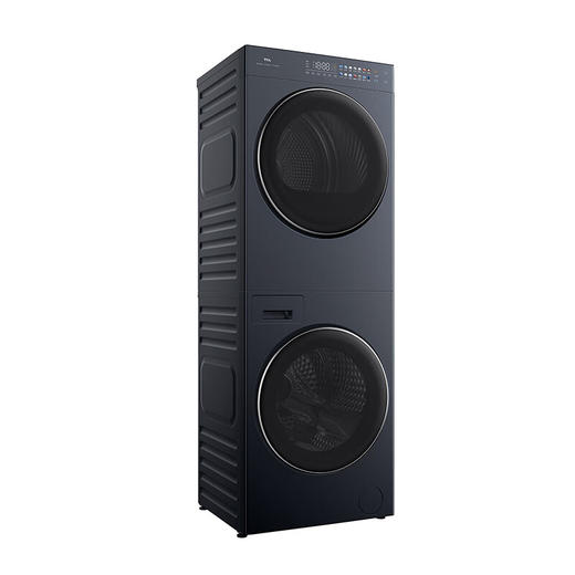 TCL双子舱10KG滚筒洗烘护集成机 一屏双控 超薄平嵌一体机身 热泵烘干 GH200P10（线下同款） 商品图2