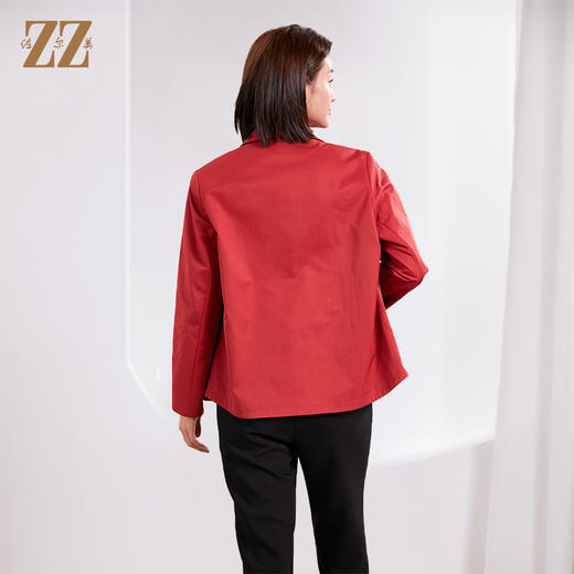 佐尔美春季新款 经典时尚短风衣外套女E33FD19 商品图4