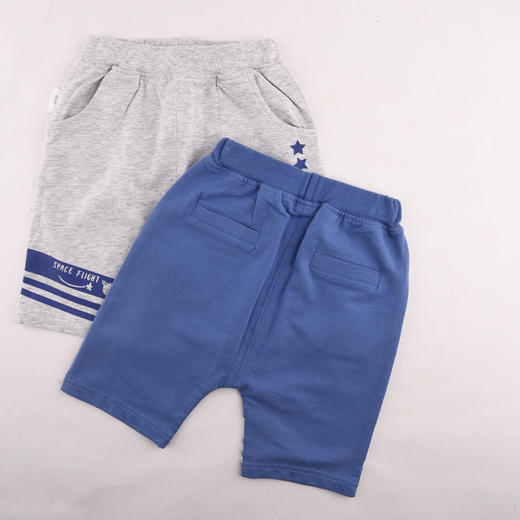 棉果果夏季男童小毛圈拉裆七分裤M212201219286 商品图3