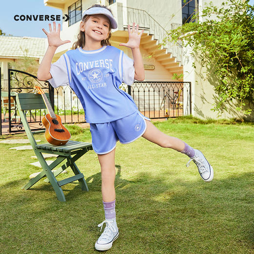 CONVERSE 夏 大童小童 短袖套装 CNVG-KS-D951 商品图9