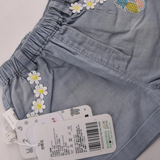 棉果果夏季女童短裤M222203218274 商品图3