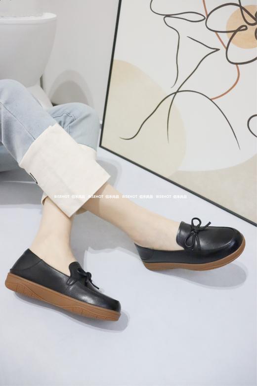 新品牛津底舒适走路轻松牛皮浅口休闲单鞋963B41014（W） 商品图8