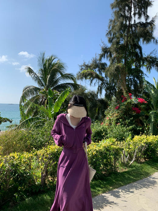 Read Nameless /夏版慕斯羊绒三件套（葡萄紫） 商品图11