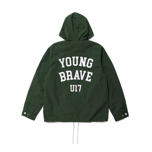 U17 连帽教练夹克 墨绿色 商品图1