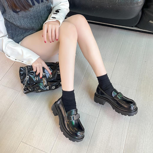 新品厚底百搭舒适乐福单鞋919B41516（W） 商品图5