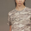 NUTH 复古迷彩印花烫钻修身短袖t恤上衣女 商品缩略图4